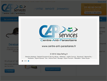 Tablet Screenshot of centre-anti-parasitaires.fr
